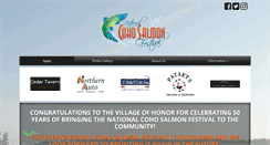 Desktop Screenshot of nationalcohosalmonfestival.org